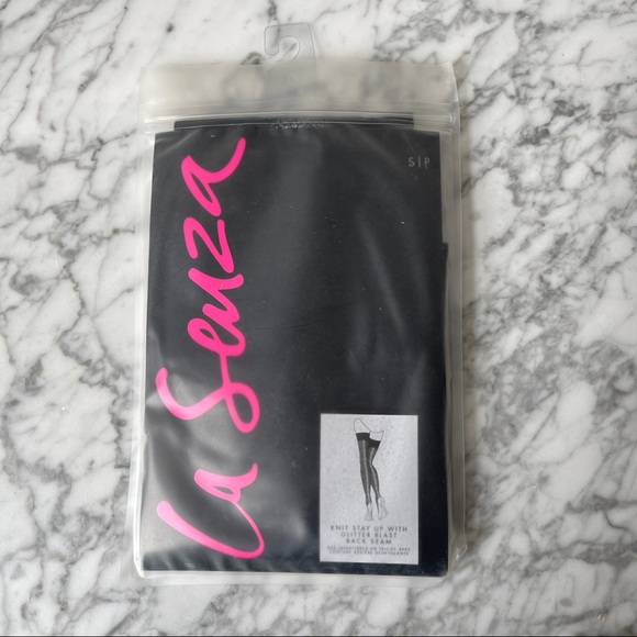 La Senza stay up stockings with glitter back seam - Picture 5 of 6